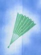 Photo6: M0620Q Used Japanese men  White Men's Yukata / Cotton. Folding fan   (Grade C) (6)