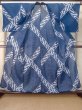 Photo2: Mint M0620U Used Japanese men  Navy Blue YUKATA summer(made in Other than Japan) / Cotton. Abstract pattern   (Grade A) (2)