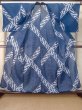 Photo2: Mint M0620U Used Japanese men  Navy Blue Men's Yukata / Cotton. Abstract pattern   (Grade A) (2)