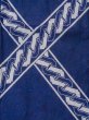 Photo3: Mint M0620U Used Japanese men  Navy Blue Men's Yukata / Cotton. Abstract pattern   (Grade A) (3)