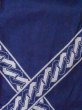 Photo4: Mint M0620U Used Japanese men  Navy Blue Men's Yukata / Cotton. Abstract pattern   (Grade A) (4)