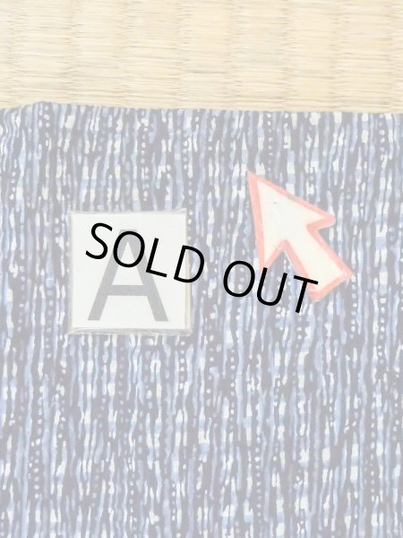 Photo12: M0620V Used Japanese men  Light Blue Men's Yukata / Cotton. Plaid Checks,   (Grade C) (12)