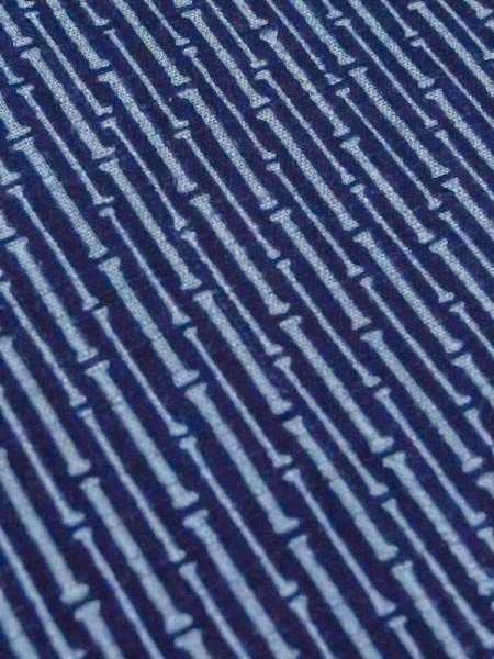 Photo8: M0620W Used Japanese men  Indigo Blue Men's Yukata / Cotton. Bamboo   , Brand: Chikusen  (Grade B) (8)