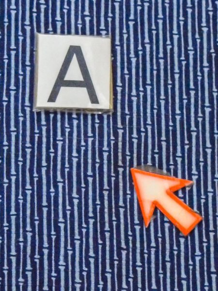 Photo12: M0620W Used Japanese men  Indigo Blue Men's Yukata / Cotton. Bamboo   , Brand: Chikusen  (Grade B) (12)