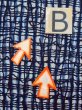 Photo12: M0620X Used Japanese men  Gray Men's Yukata / Cotton/hemp Plaid Checks,   (Grade C) (12)