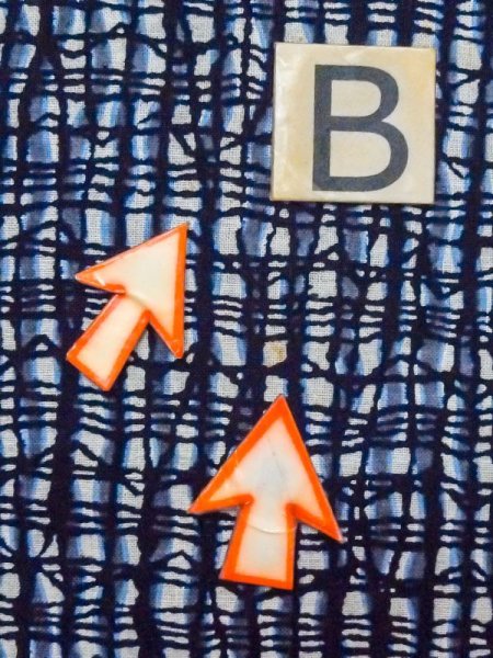 Photo12: M0620X Used Japanese men  Gray Men's Yukata / Cotton/hemp Plaid Checks,   (Grade C) (12)