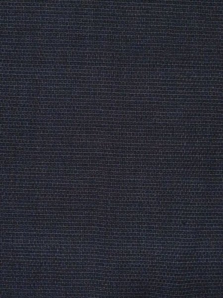 Photo3: M0620Y Used Japanese men  Black Men's Yukata / Silk. Tortoise-shell pattern(Hexagonal pattern)   (Grade C) (3)