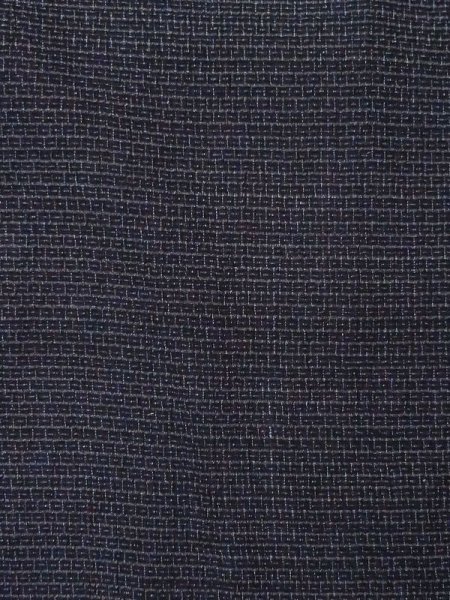 Photo5: M0620Y Used Japanese men  Black Men's Yukata / Silk. Tortoise-shell pattern(Hexagonal pattern)   (Grade C) (5)