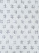 Photo6: M0620Z Used Japanese men  White Men's Yukata / Cotton. Parallel Cross   (Grade D) (6)