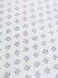Photo7: M0620Z Used Japanese men  White Men's Yukata / Cotton. Parallel Cross   (Grade D) (7)