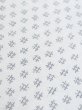 Photo7: M0620Z Used Japanese men  White YUKATA summer(made in Japan) / Cotton. Parallel Cross   (Grade D) (7)