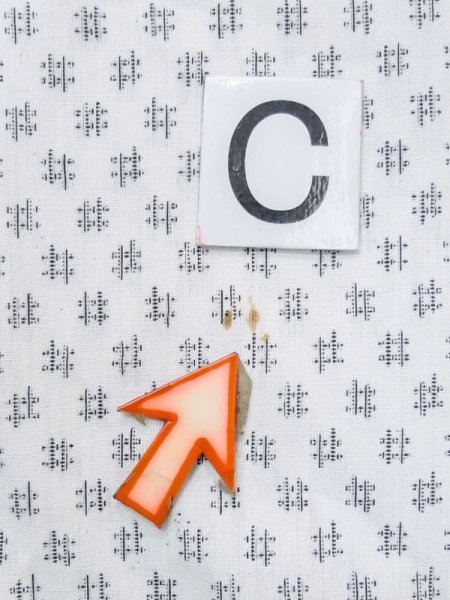 Photo14: M0620Z Used Japanese men  White Men's Yukata / Cotton. Parallel Cross   (Grade D) (14)