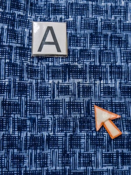 Photo12: M0621B Used Japanese men  Navy Blue Men's Yukata / Cotton/hemp Plaid Checks,   (Grade C) (12)