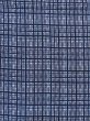 Photo4: Mint M0621C Used Japanese men  Blue Men's Yukata / Cotton/hemp Plaid Checks   (Grade A) (4)
