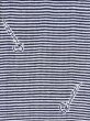Photo3: M0621D Used Japanese men  White Men's Yukata / Cotton. Stripes, It looks like a Giants novelty.  (Grade C) (3)