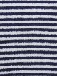 Photo6: M0621D Used Japanese men  White Men's Yukata / Cotton. Stripes, It looks like a Giants novelty.  (Grade C) (6)