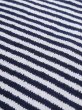 Photo8: M0621D Used Japanese men  White Men's Yukata / Cotton. Stripes, It looks like a Giants novelty.  (Grade C) (8)