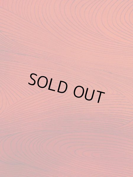 Photo5: M0627A Used Japanese women  Red HAORI short jacket / Silk. Gradation, Mixture of synthetic fibers and patching in the lining.  (Grade B) (5)