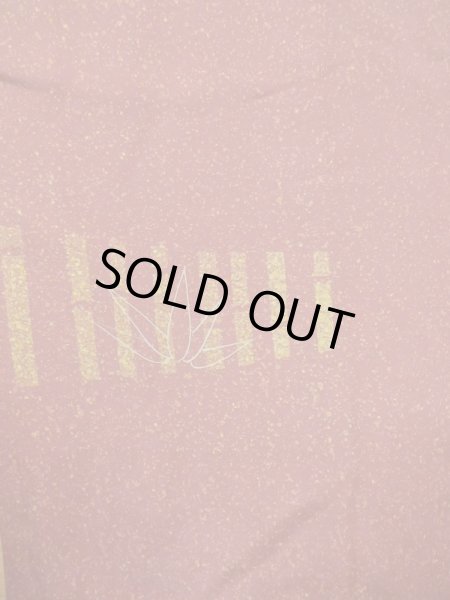 Photo4: M0627H Used Japanese women Pale Dark Red HAORI short jacket / Silk. Bamboo   ,   (Grade A) (4)