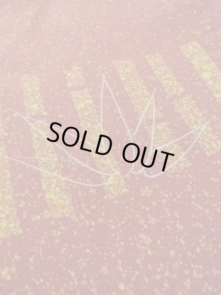 Photo9: M0627H Used Japanese women Pale Dark Red HAORI short jacket / Silk. Bamboo   ,   (Grade A) (9)