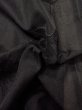 Photo10: Mint M0627K Used Japanese women  Black HAORI short jacket / Silk. MOMIJI maple leaf   (Grade A) (10)