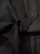 Photo11: Mint M0627K Used Japanese women  Black HAORI short jacket / Silk. MOMIJI maple leaf   (Grade A) (11)