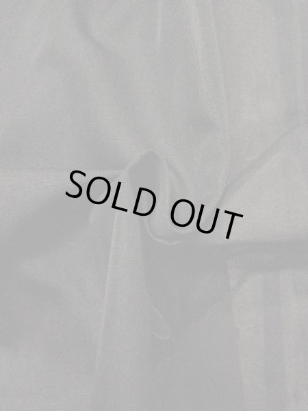 Photo11: Mint M0627K Used Japanese women  Black HAORI short jacket / Silk. MOMIJI maple leaf   (Grade A) (11)