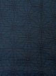 Photo5: Mint M0627N Used Japanese women Dark Navy Blue HAORI short jacket / Silk. Hemp leaf   (Grade A) (5)