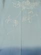 Photo3: M0627Q Used Japanese women Pale Light Blue HAORI short jacket / Silk. Flower,   (Grade C) (3)