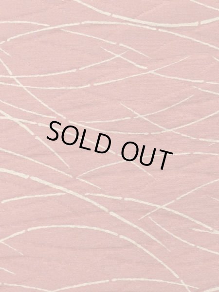 Photo6: M0627T Used Japanese women  Vermilion HAORI short jacket / Silk. Grass   (Grade B) (6)