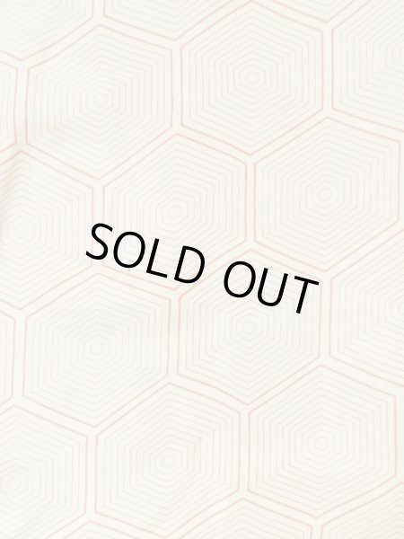 Photo11: M0627T Used Japanese women  Vermilion HAORI short jacket / Silk. Grass   (Grade B) (11)