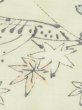 Photo5: M0627U Used Japanese women  Ivory HAORI short jacket / Mixed. Chrysanthemum,   (Grade C) (5)