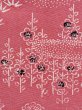 Photo6: M0628A Used Japanese womenLight Grayish Pink HAORI short jacket / Silk. UME plum bloom,   (Grade C) (6)