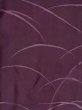 Photo3: M0628C Used Japanese women Dark Purple HAORI short jacket / Silk. Line,   (Grade C) (3)