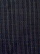 Photo4: M0704A Used Japanese men  Black HITOE unlined / Silk. Stripes   (Grade B) (4)