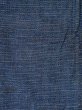 Photo4: M0704E Used Japanese men  Indigo Blue HITOE unlined / Cotton/hemp Plaid Checks   (Grade C) (4)