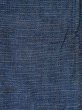 Photo4: M0704E Used Japanese men  Indigo Blue HITOE unlined / Cotton/hemp Plaid Checks   (Grade C) (4)
