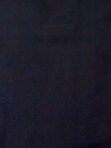Photo5: M0704G Used Japanese men  Black HITOE unlined / Silk.    (Grade D) (5)