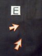 Photo16: M0704H Used Japanese men  Black Summer / Silk. Plaid Checks   (Grade D) (16)