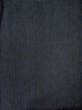 Photo3: M0704I Used Japanese men  Black HITOE unlined / Linen. Line,   (Grade D) (3)