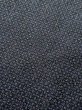 Photo7: M0704I Used Japanese men  Black HITOE unlined / Linen. Line,   (Grade D) (7)