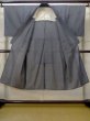 Photo2: M0704M Used Japanese men  Gray HITOE unlined / Linen. Quadrangle   (Grade D) (2)