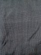 Photo3: M0704M Used Japanese men  Gray HITOE unlined / Linen. Quadrangle   (Grade D) (3)