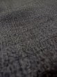 Photo5: M0704P Used Japanese men  Gray HITOE unlined / Silk. Abstract pattern   (Grade D) (5)