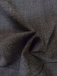 Photo7: M0704P Used Japanese men  Gray HITOE unlined / Silk. Abstract pattern   (Grade D) (7)
