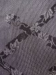 Photo5: M0704T Used Japanese women  Gray HITOE unlined / Silk. Leaf,   (Grade D) (5)