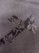 Photo7: M0704T Used Japanese women  Gray HITOE unlined / Silk. Leaf,   (Grade D) (7)