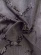 Photo12: M0704T Used Japanese women  Gray HITOE unlined / Silk. Leaf,   (Grade D) (12)
