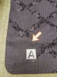 Photo14: M0704T Used Japanese women  Gray HITOE unlined / Silk. Leaf,   (Grade D) (14)