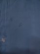 Photo3: M0704U Used Japanese women  Navy Blue HITOE unlined / Silk. Crane   (Grade D) (3)